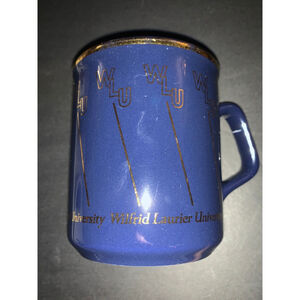 Wilfrid Laurier University Blue Gold One Size Mug